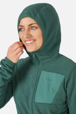 Polaire à capuche Tecton pour femme