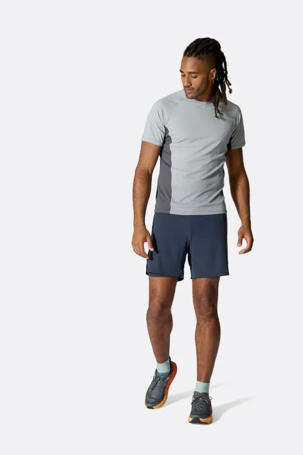 Short de course 2 en 1 Talus pour homme (7")