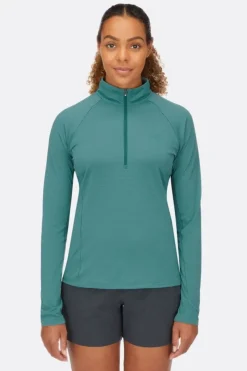 Sonic manches longues 1/2 Zip pour femme