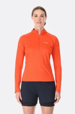 Sonic manches longues 1/2 Zip pour femme