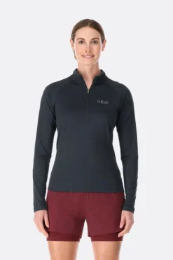 Sonic manches longues 1/2 Zip pour femme
