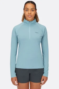 Sonic manches longues 1/2 Zip pour femme
