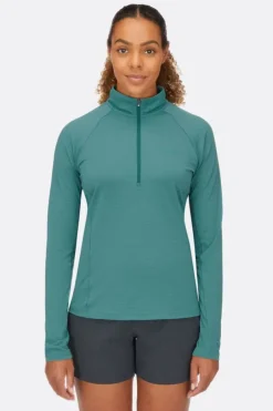 Sonic manches longues 1/2 Zip pour femme