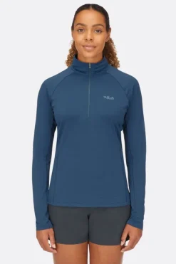 Sonic manches longues 1/2 Zip pour femme