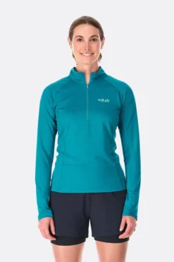 Sonic manches longues 1/2 Zip pour femme