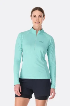Sonic manches longues 1/2 Zip pour femme