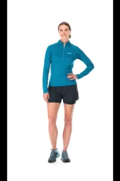 Sonic manches longues 1/2 Zip pour femme