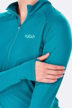 Sonic manches longues 1/2 Zip pour femme