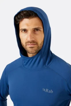 Tee-shirt manches longues à capuche Force pour homme