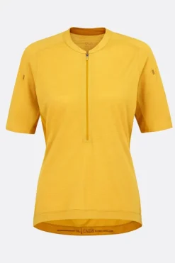 T-shirt de vélo Cindercrino ½ zip pour femme
