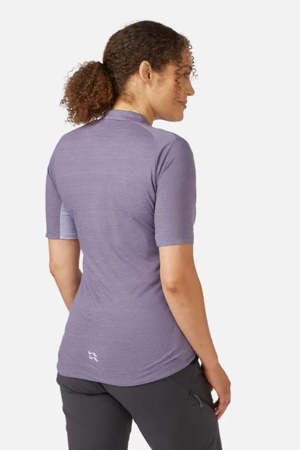 T-shirt de vélo Cindercrino ½ zip pour femme