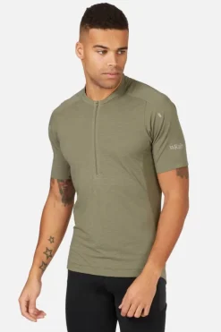 T-shirt de vélo Cindercrino ½ zip pour homme
