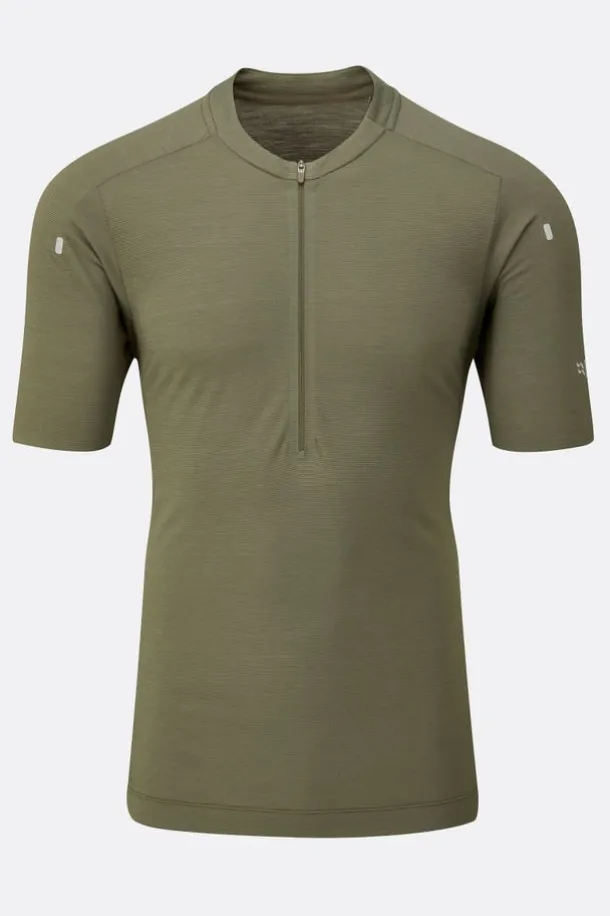 T-shirt de vélo Cindercrino ½ zip pour homme