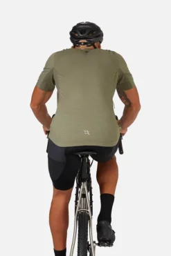 T-shirt de vélo Cindercrino ½ zip pour homme