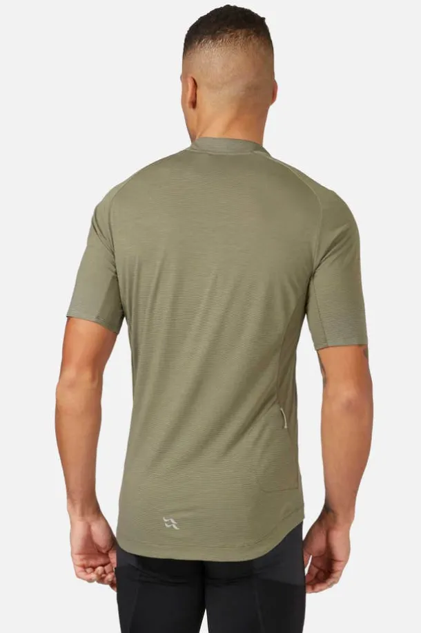 T-shirt de vélo Cindercrino ½ zip pour homme