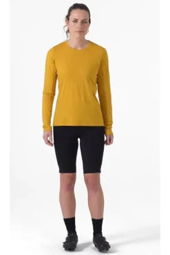 T-Shirt de vélo manches longues Cinder Crimp pour femme