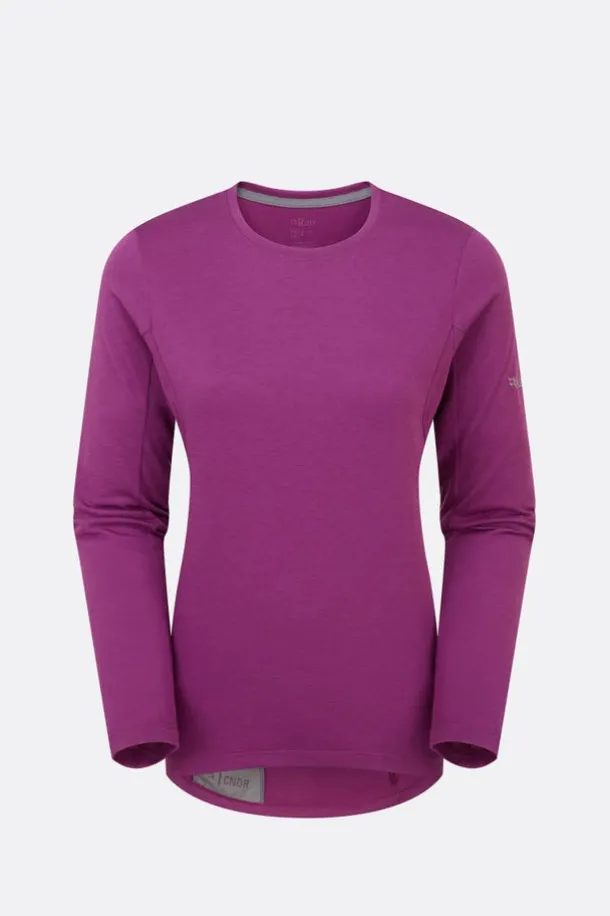 T-Shirt de vélo manches longues Cinder Crimp pour femme