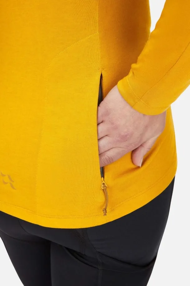 T-Shirt de vélo manches longues Cinder Crimp pour femme