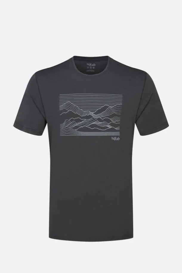 T-Shirt Mantle Outline pour homme
