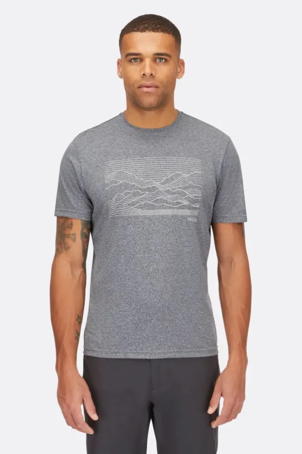 T-Shirt Mantle Outline pour homme
