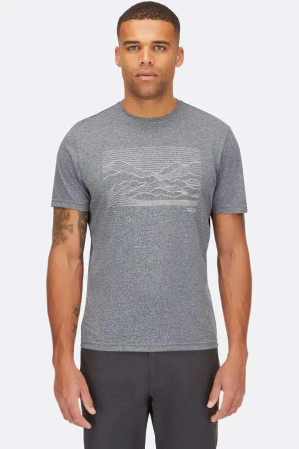 T-Shirt Mantle Outline pour homme