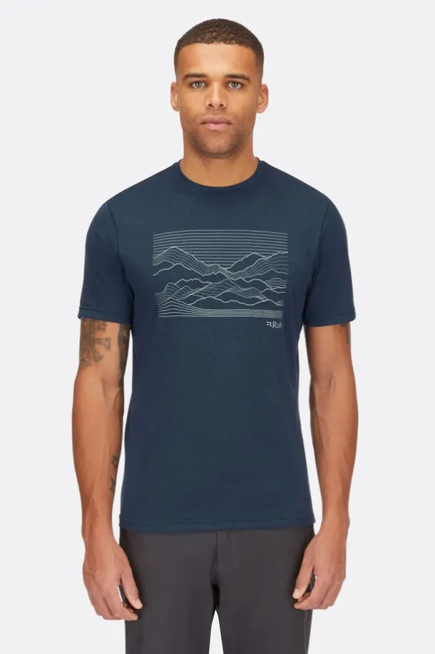T-Shirt Mantle Outline pour homme