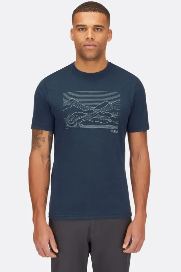 T-Shirt Mantle Outline pour homme
