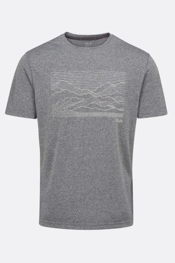 T-Shirt Mantle Outline pour homme
