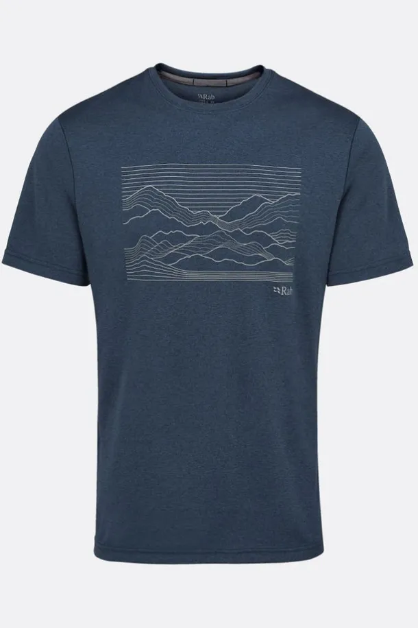 T-Shirt Mantle Outline pour homme