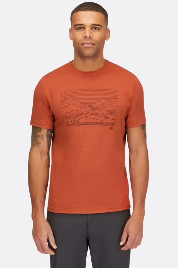 T-Shirt Mantle Outline pour homme