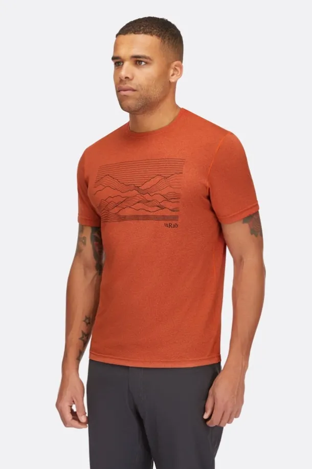 T-Shirt Mantle Outline pour homme